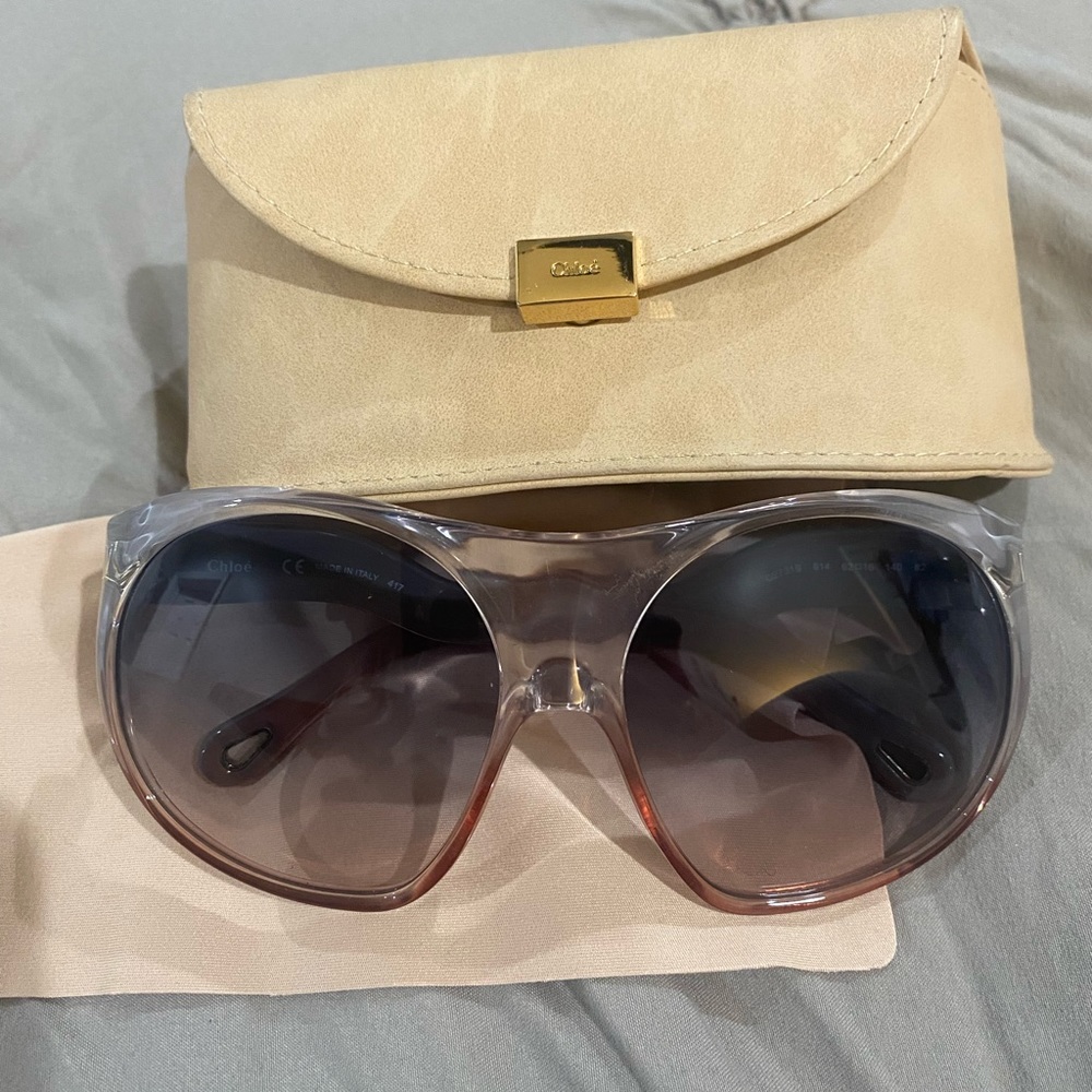 Authentic Chloe shades BIG FRAME